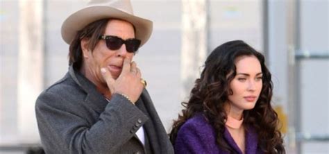 Megan Fox Makes A Passion Play For Mickey Rourke Metro News