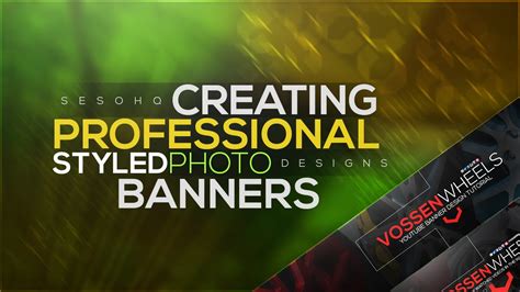 Photoshop Banner Design Tutorials Watch The Photoshop Video Tutorial