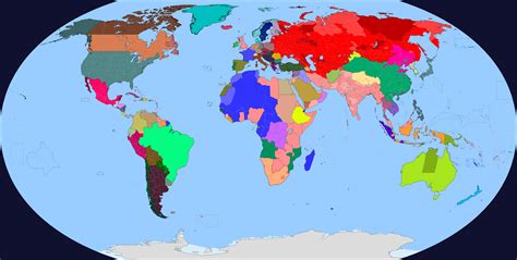 Modpost The State Of The World In 1946 1946 Map Rcoldwarpowers