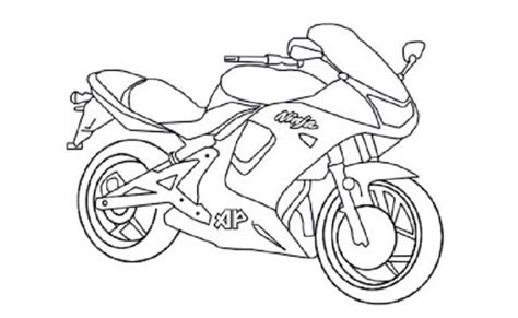 Sketsa Motor Sketsa Gambar Sepeda Motor Matic