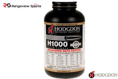 Hodgdon H1000 Smokeless Powder 1lbbottle Rangeview Sports Canada