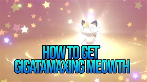 How To Get Gigantamax Meowth Mystery Gift Pokemon Sword And Shield Youtube