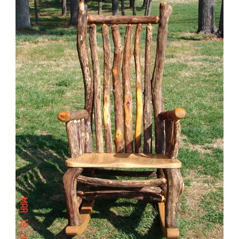 Rustic Outdoor Rocking Chairs Home Furniture Design