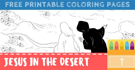 Jesus Tempted In The Desert Coloring Pages For Kids Connectus