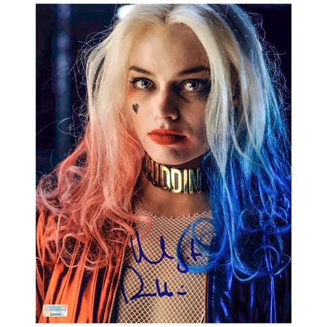 Margot Robbie Autographed Suicide Squad Harley Quinn Puddin 8×10 Photo Ebay