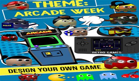 Aug 28 Summer Camp Theme Arcade Week Intro To Game Design History