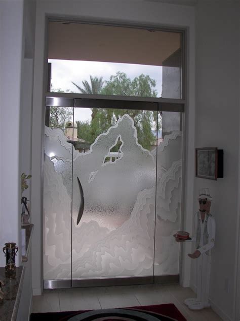 Beautiful Glass Doors With Etched And Carved Designs Sans Soucie Art Glass