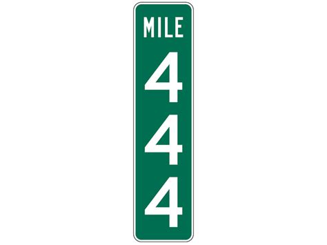 Dmv One Way Sign Mile Markers D10 3