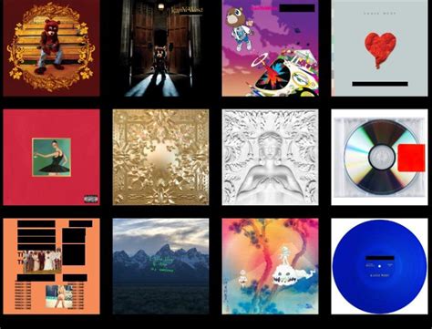 Kanye Albums Collage Quiz By Startingmilk55