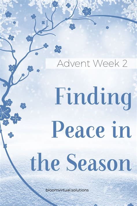 Advent Week 2 Peace Pray For Peace Christian Life Finding Peace