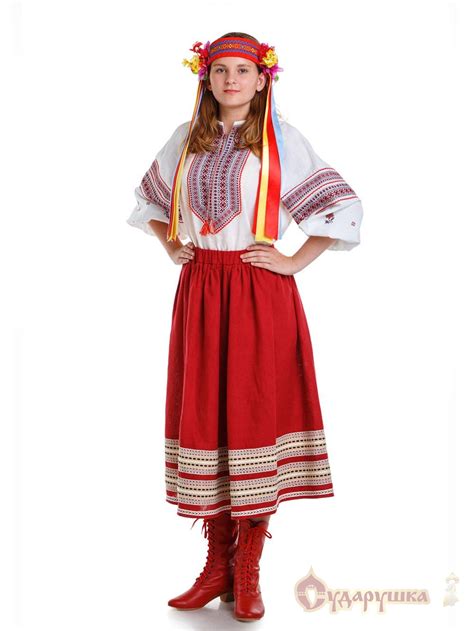 Купить украинский сценический женский костюм