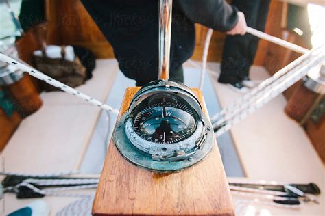 Compass On Sailboat By Stocksy Contributor Raymond Forbes Llc Stocksy