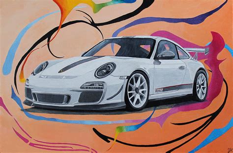 2011 Porsche 911 Gt3 Rs 40 Painting By Jennifer Hayes