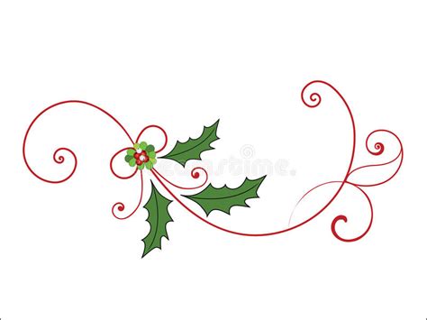 Elegant Christmas Flourish Stock Vector Illustration Of Curvy 11997183