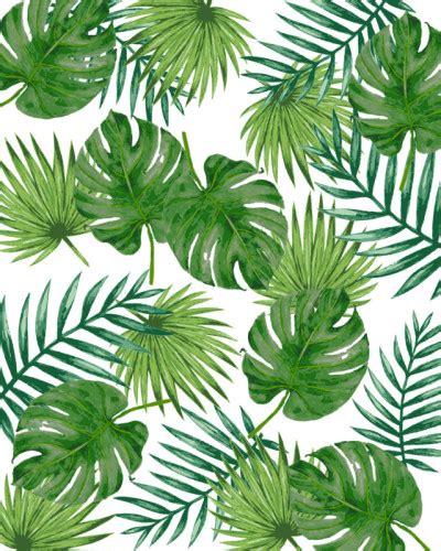 Green palm leaf wall art prints too. Palm Leaf Print by theLlama | Inktale