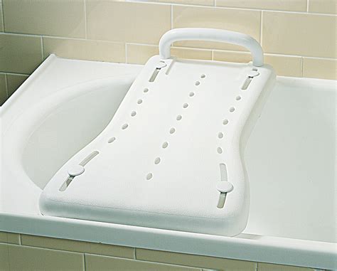 Plastic Bath Board With Rail For Elderly Seniors Disabled Adult And