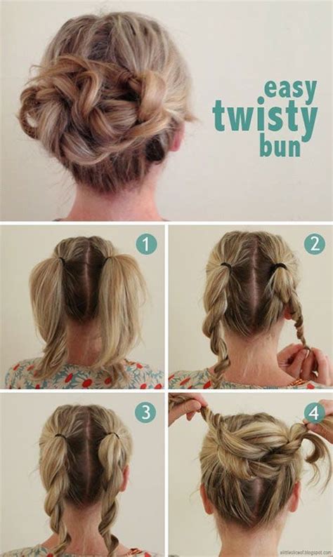 The 21 Super Easy Updos For Beginners Short Hair Step By Step For New