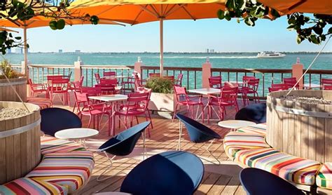 Best Beachside Bars Waterfront Restaurant Standard Miami Beach