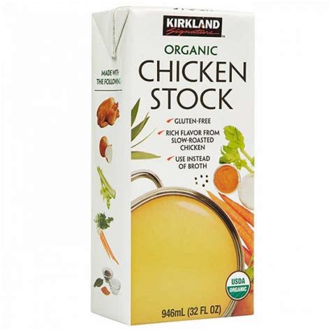 Kirkland Organic Chicken Stock Fl Oz Gourmet Kitchn