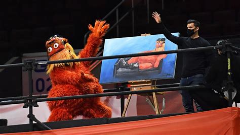 Gritty Bares It All For Charity Flyers Holding Sweepstakes For Nude