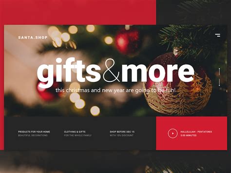 Christmas Website Designs Themes Templates And Downloadable Graphic