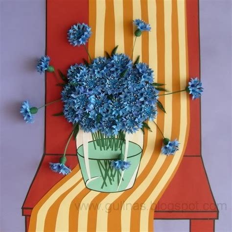 Paper Art and Craft Examples via Gulnas' Kunstblog