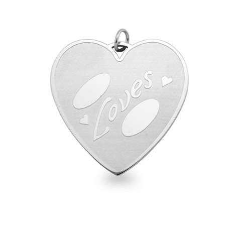 Stainless Steel Loves Heart Pendant 10 Pack Sbb0052 Wholesale Jewelry Website