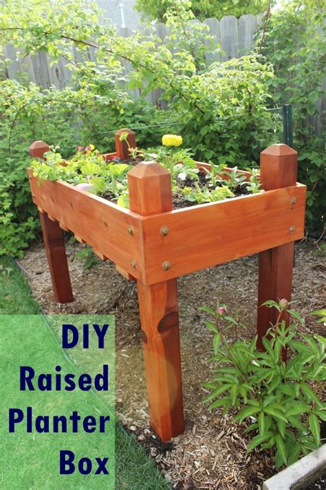 Diy Raised Planter Box A Step By Step Building Guide Raised Planter