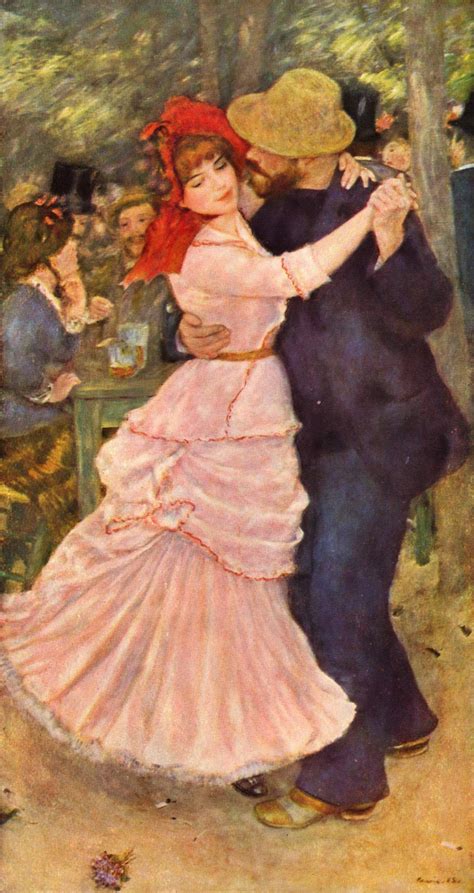 Renoir Baile En Bougival 18821883 Pierre Auguste Renoir Renoir Art