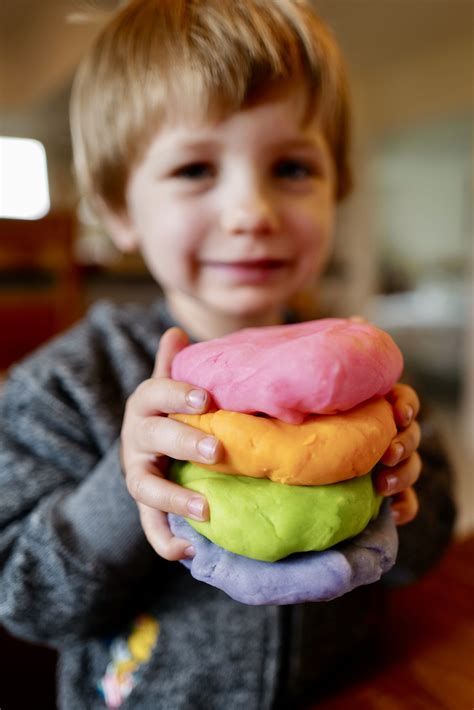 My Favorite Homemade Playdough Recipe Inside With Kids — City Nibbler