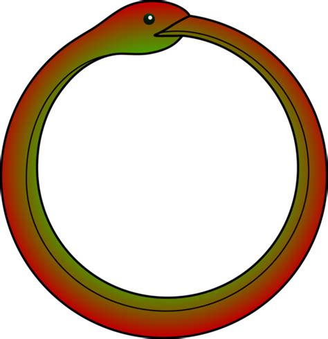 Ouroboros Serpent Symbol - Free Clip Art