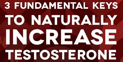 3 Keys To Boosting Testosterone Naturally Dr Sam Robbins