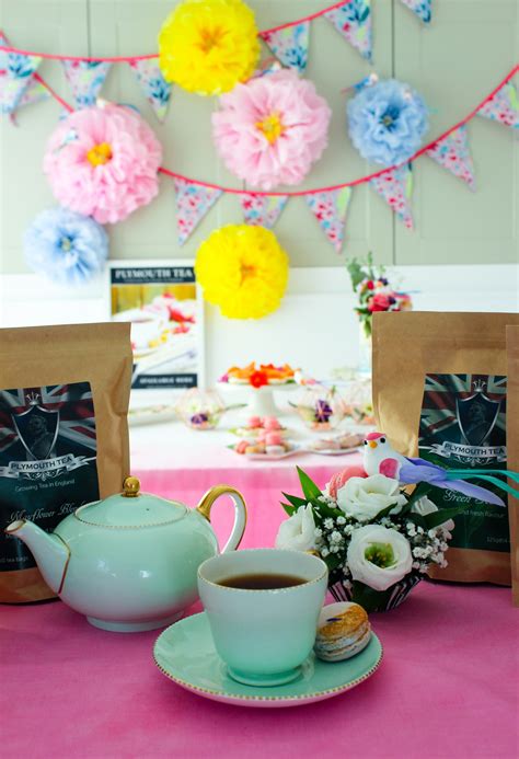 A Modern Tea Party With Diy Ombre Tablecloth Oh So Kel