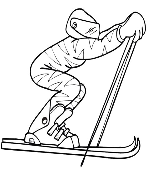 Printable winter olympics 2018 logo coloring page. Free Printable Winter Olympics Coloring Pages