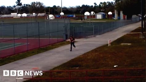 Parkland Shooting Cctv Pictures Released Ahead Of Report Bbc News