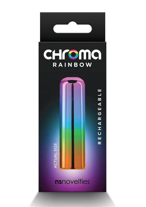 Chroma Rainbow Rechargeable Vibrator Small Multicolor Shop Velvet Box Online