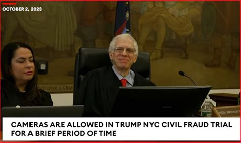 unreal provocation judge in new york civil trial against donald trump invites media into
