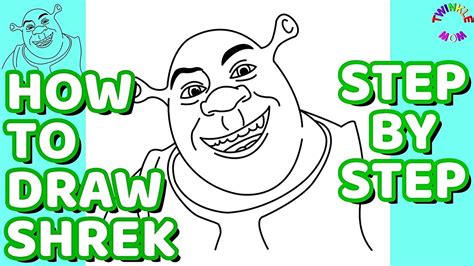 How To Draw Shrek Of The Movie Shrek Step By Step Tutorial For Teens