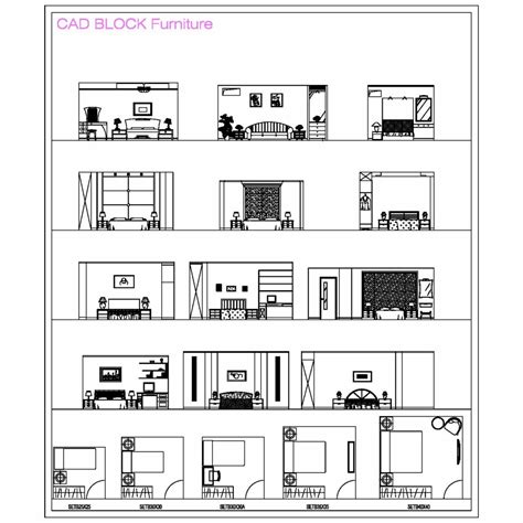 Cad Blocks Furniture Home Design Ideas