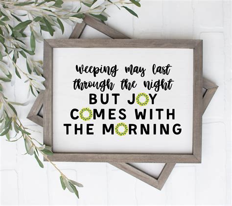Joy Comes In The Morning Christian Printables Lemon Decor Bible