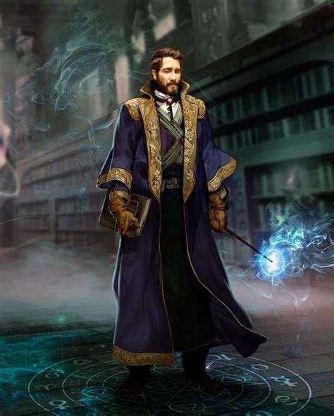Dnd Mageswizardssorcerers Fantasy Wizard Concept Art Characters