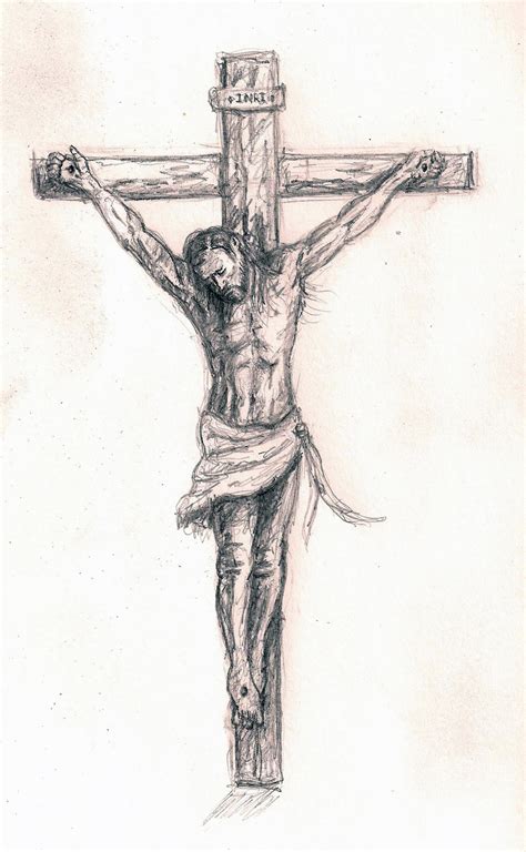 Sketches Of Jesus On The Cross At Explore