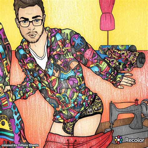 This Sweet And Sexy Adult Coloring Book Is A Gay Valentine Treat