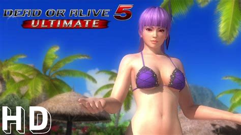 Ayane Playthrough In Hot Getaway Attire Dead Or Alive 5 Ultimate Youtube