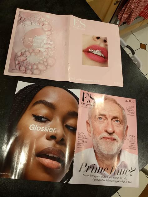 Trying To Salvage The Glossier Advert That Was On The Cover And Back Of