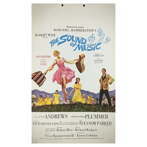 The Sound Of Music Spanish Film Poster 1965 For Sale At 1stdibs