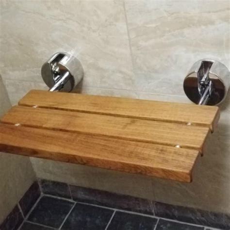 20 Modern Solid Teak Wood Folding Shower Seat Bench Etsy Wood