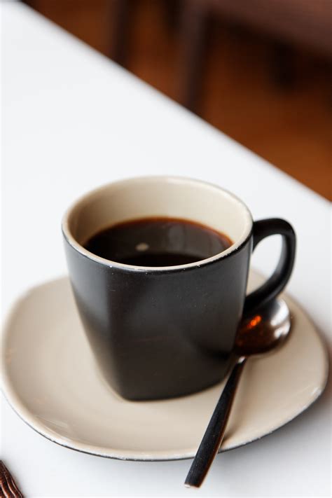 Black coffee is, well, pure coffee. File:Black coffee with saucer and spoon.jpg - Wikimedia ...