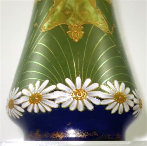 Harrach Neuwelt Art Nouveau Enameled Glass Vase Ca 1901 Collectors Weekly
