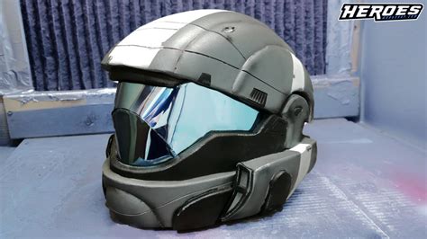 Odst Helmet Build Halo 3 Eva Foam Youtube